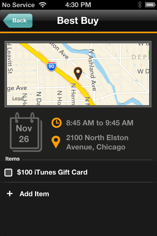 iPhone Screenshot 1